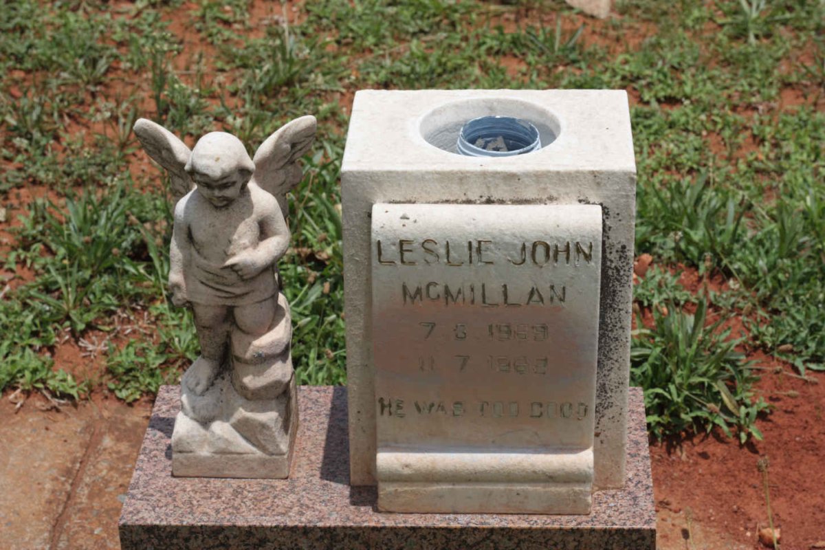 MCMILLAN Leslie John 1969-1969