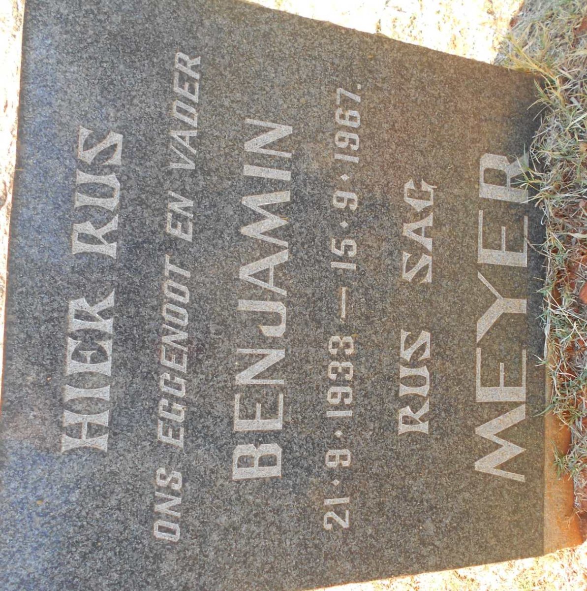 MEYER Benjamin 1933-1967