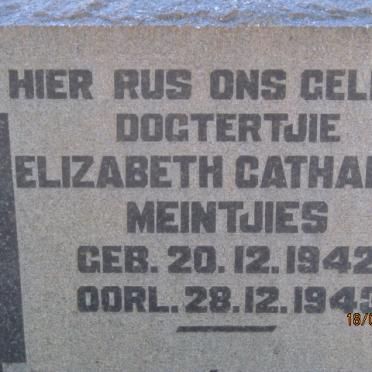 MEINTJES Elizabeth Catharina 1942-1943