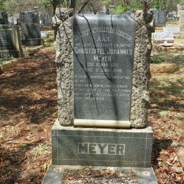 MEYER Christoffel Johannes 1913-1946