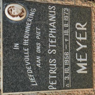 MEYER Petrus Stephanus 1956-1973