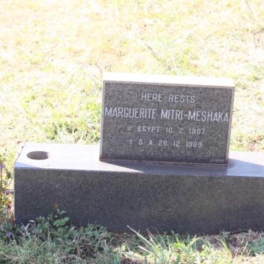 MESHAKA Marguerite, MITRI 1907-1989