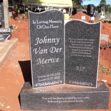 MERWE Johnny, van der 1965-2021