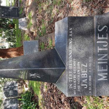 MEINTJES Jabez 1908-1978
