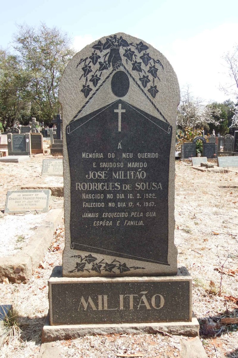 MILITAO Jose Rodrigues de Sousa 1922-1957