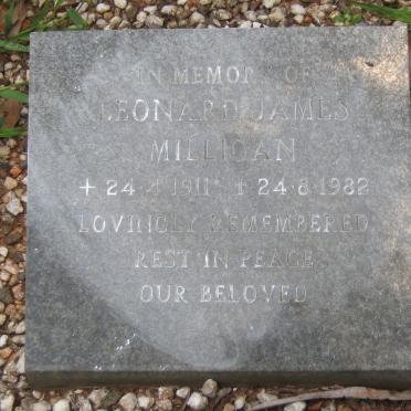 MILLIGAN Leonard James 1911-1982 &amp; Lawrie Emily 1912-1952 :: MILLIGAN Robert 1938-1980 