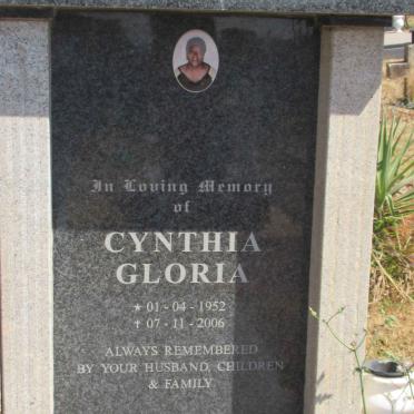 MORRIS Cynthia Gloria 1952-2006
