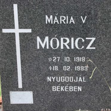 MORICZ Maria V. 1918-1983