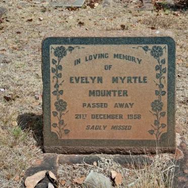 MOUNTER Evelyn Myrtle -1958