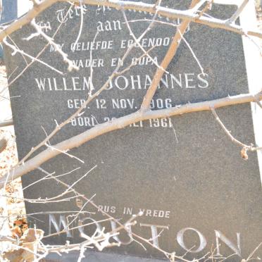 MOUTON Willem Johannes 1906-1961
