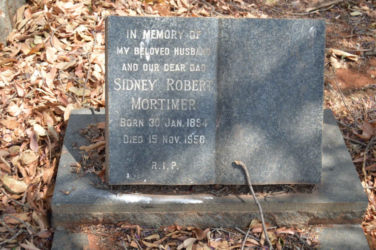 MORTIMER Sidney Robert 1894-1958