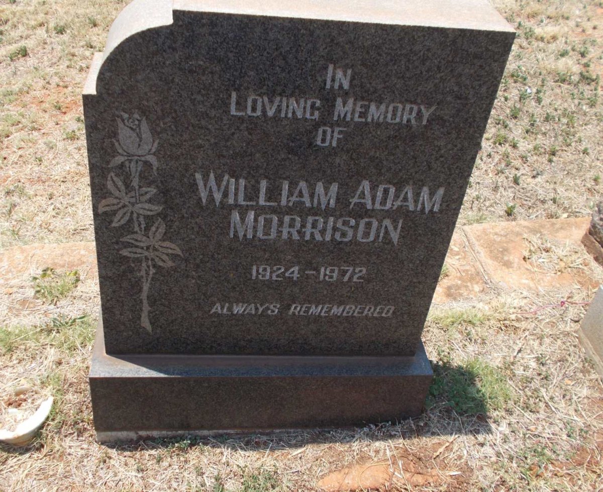 MORRISON William Adam 1924-1972
