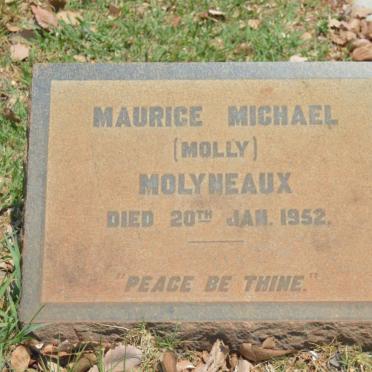 MOLYNEAUX Maurice Michael -1952