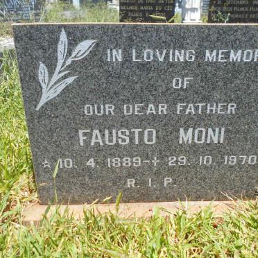 MONI Fausto 1889-1970