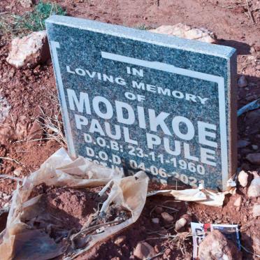 MODIKOE Paul Pule 1960-2021
