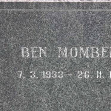 MOMBERG Ben 1933-1974
