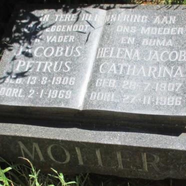 MOLLER Jacobus Petrus 1906-1969 &amp; Helena Jacoba Catharina 1907-1986
