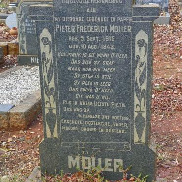 MÖLLER Pieter Frederick 1915-1943