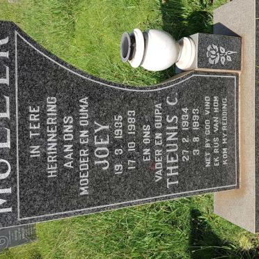 MULLER Theunis C. 1934-1993 &amp; Joey 1935-1983
