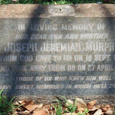 MURPHY Joseph Jeremiah 1932-1954