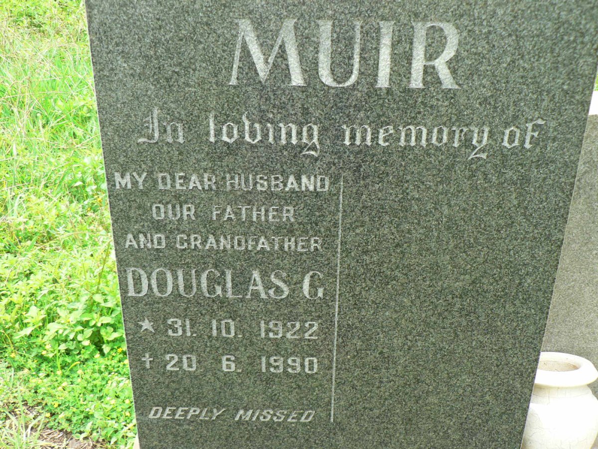 MUIR Douglas G. 1922-1990