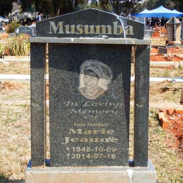 MUSUMBA Marie Jeanne 1948-2014