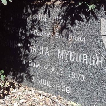 MYBURGH Susanna Maria 1877-1956