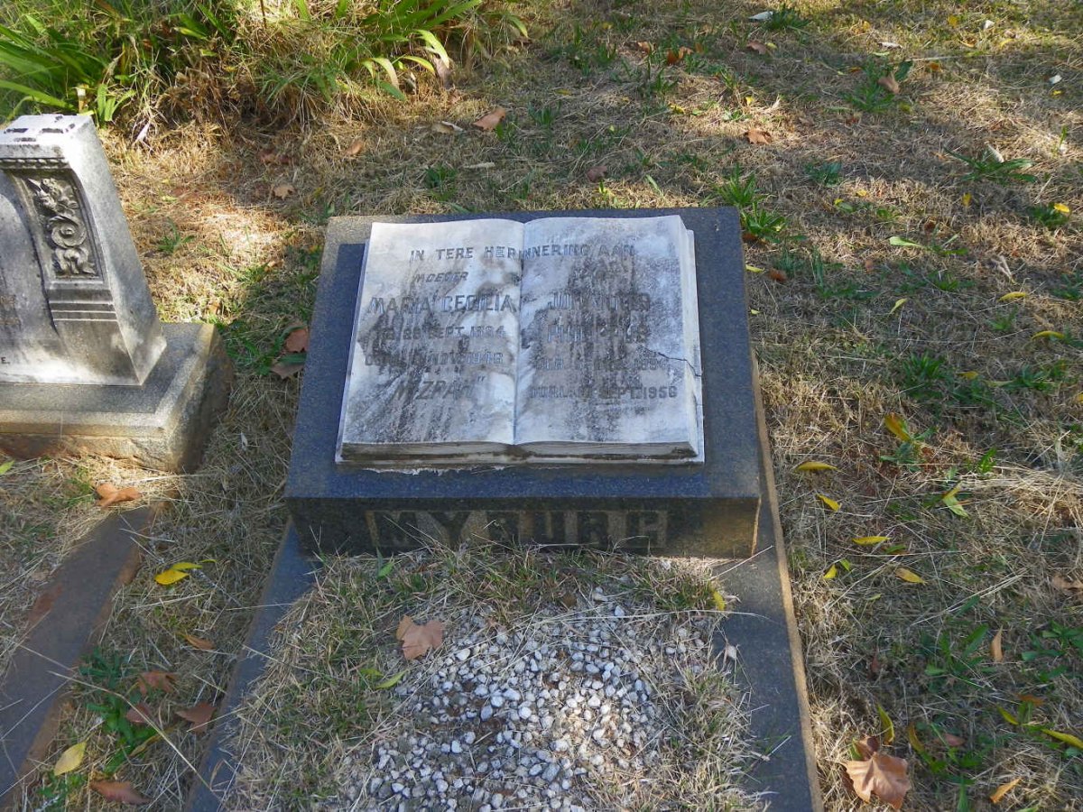 MYBURG Johannes Philippus 1896-1956 &amp; Maria Cecilia 1894-1946