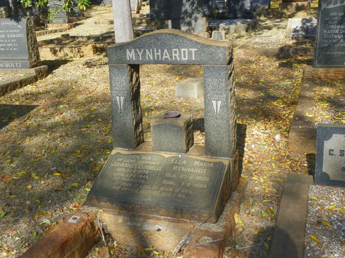 MYNHARDT Johannes Cornelis 1876-1944 &amp; Ella Maria 1886-1964