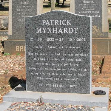 MYNHARDT Patrick 1932-2007