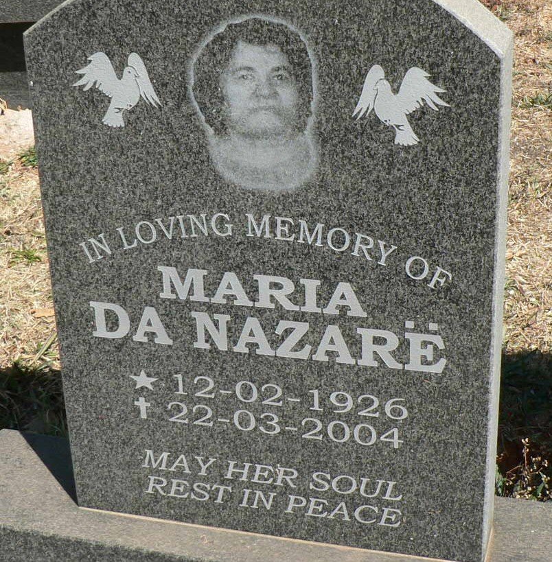 NAZARE Maria, da 1926-2004