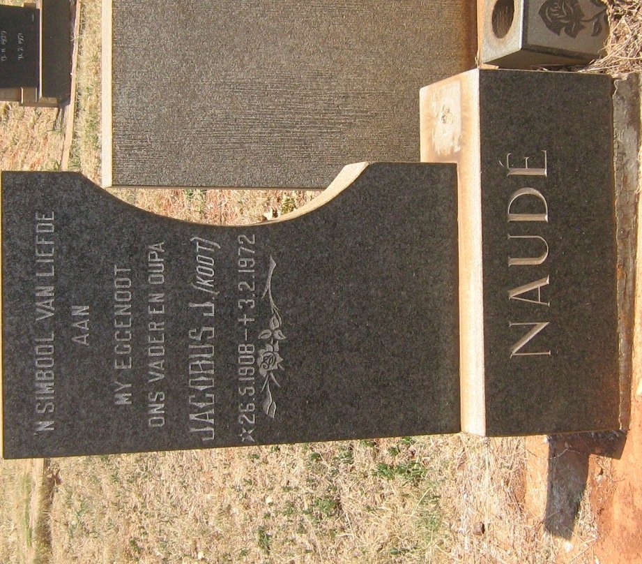 NAUDE Jacobus J. 1908-1972