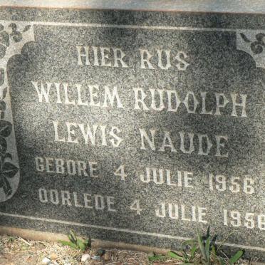 NAUDE Willem Rudolph Lewis 1956-1956