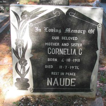 NAUDE Cornelia C. 1911-1974