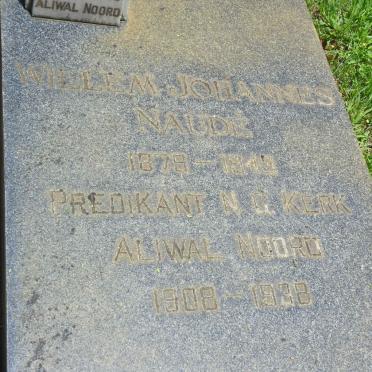 NAUDE Willem Johannes 1879-1949 & Charlotte Johanna THERON 1882-1963