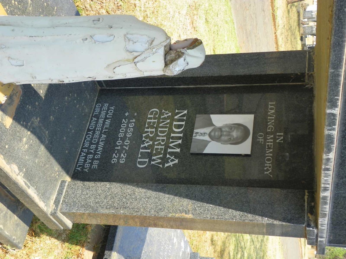 NDIMA Andrew Gerald 1959-2008