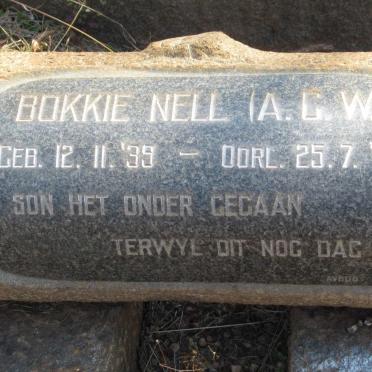 NELL A.G.W. 1939-1962