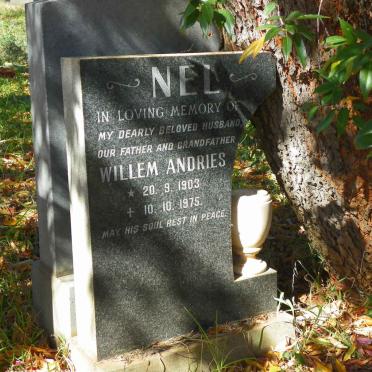 NEL Willem Andries 1903-1975