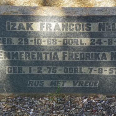 NEL Izak Francois 1868-1955 &amp; Emmerentia Fredrika 1875-1957