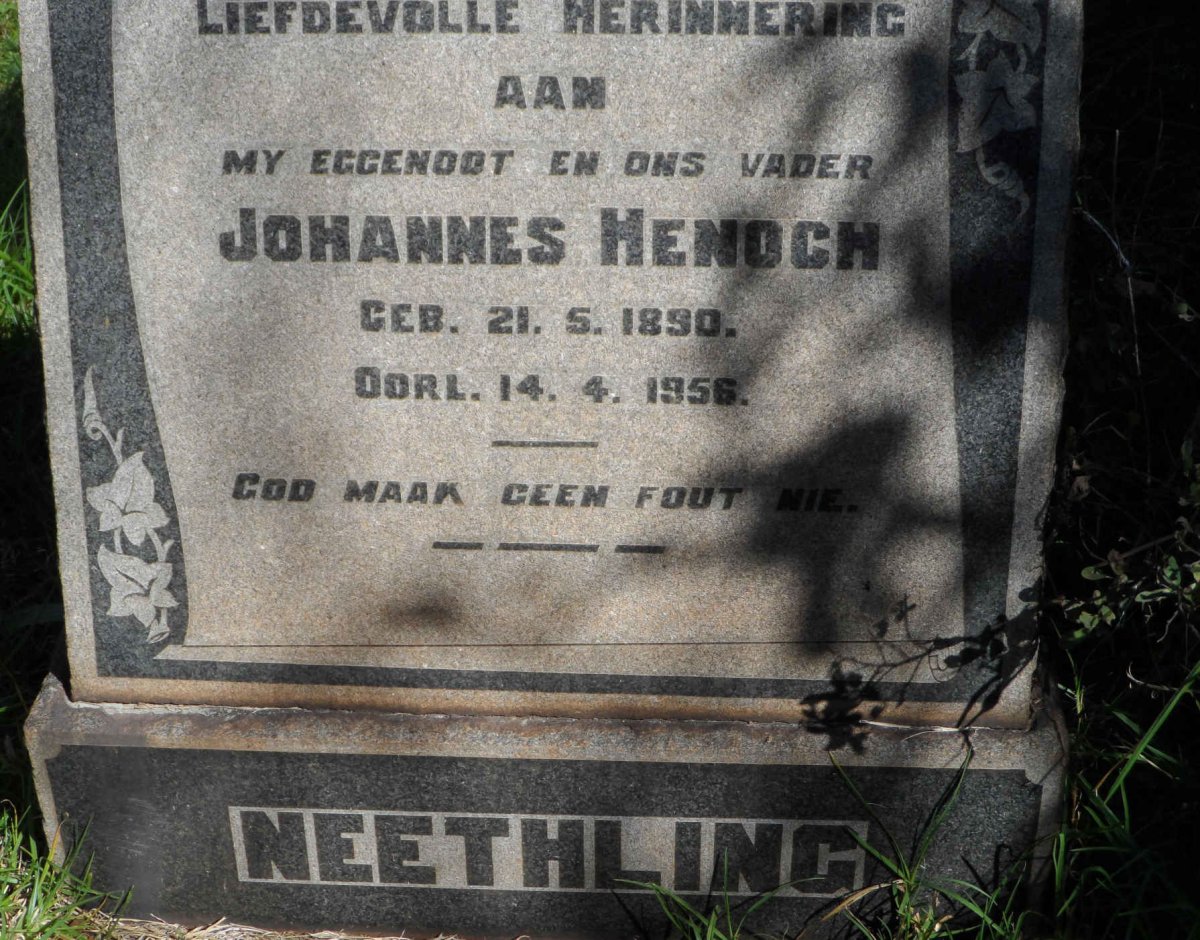 NEETHLING Johannes Henoch 1890-1956