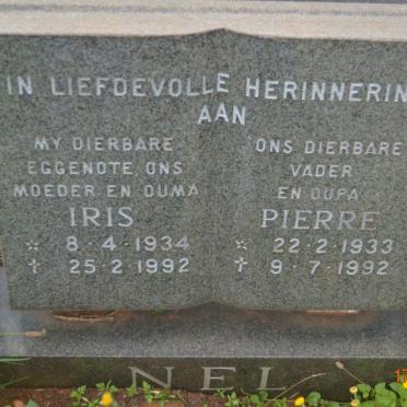 NEL Pierre 1933-1992 &amp; Iris 1934-1992