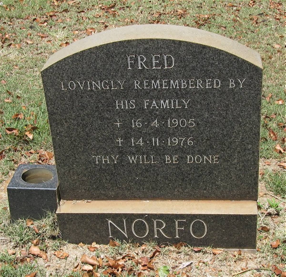 NORFO Fred 1905-1976