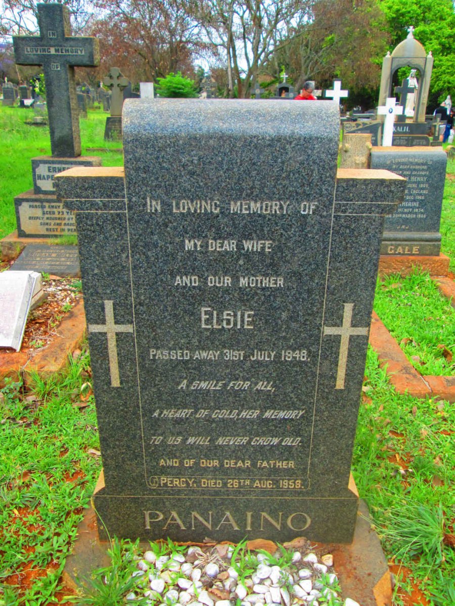 PANAINO Percy -1958 &amp; Elsie -1948