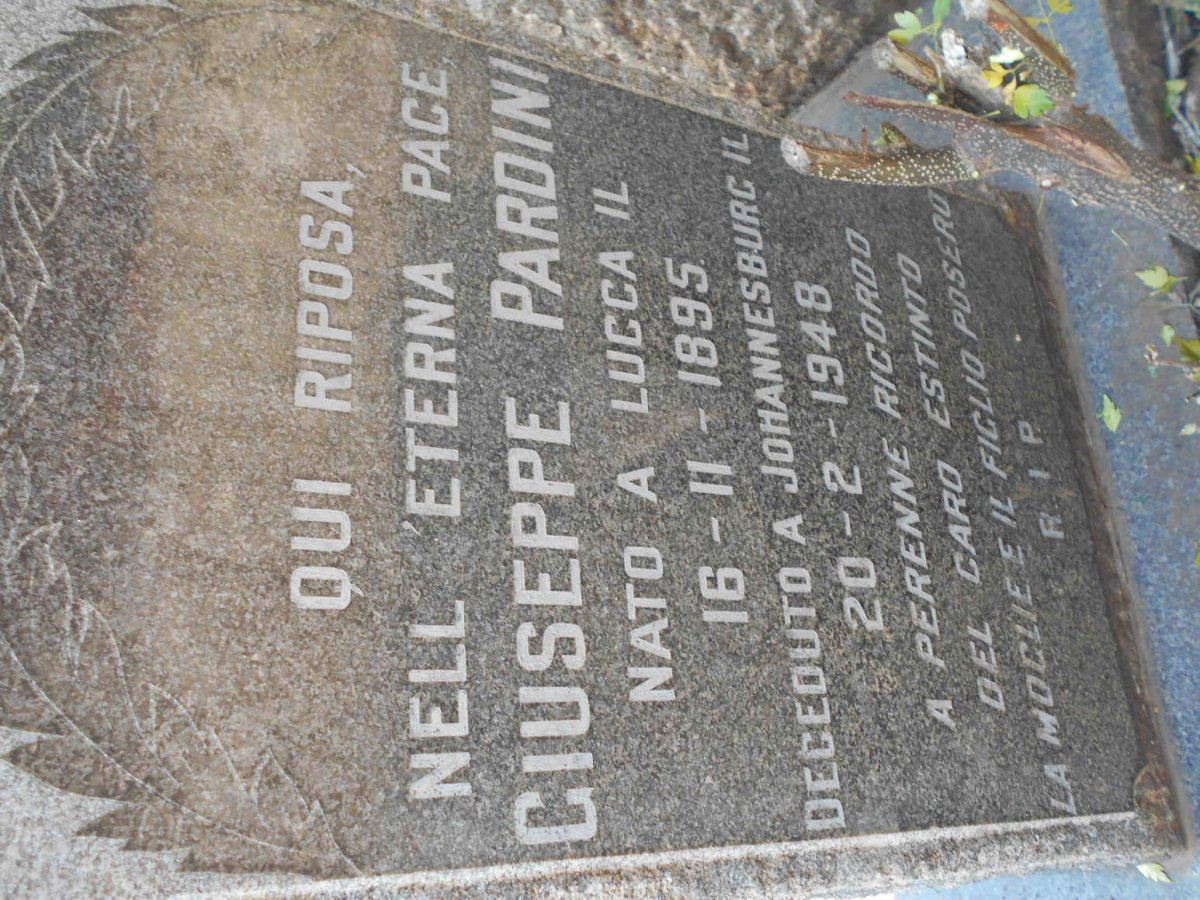 PARDINI Giuseppe 1895-1948