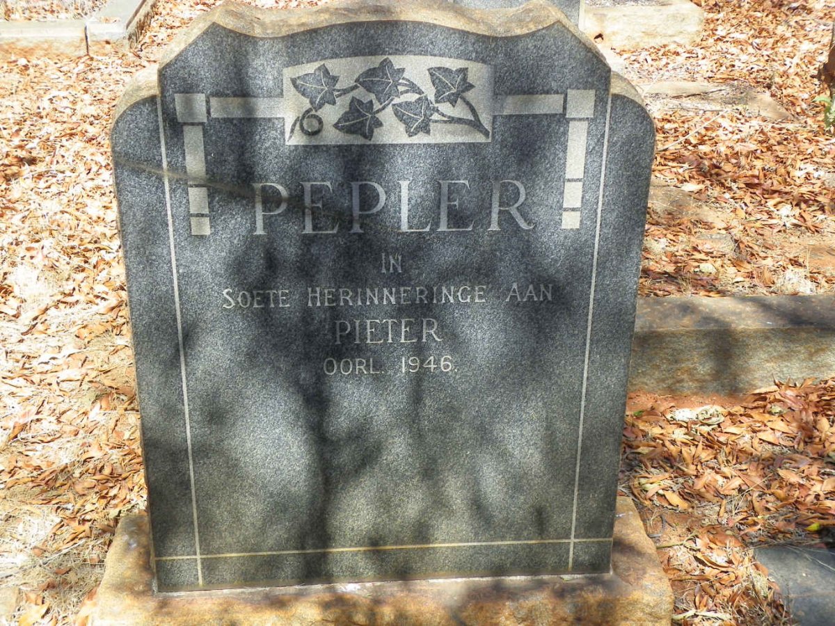 PEPLER Pieter -1946
