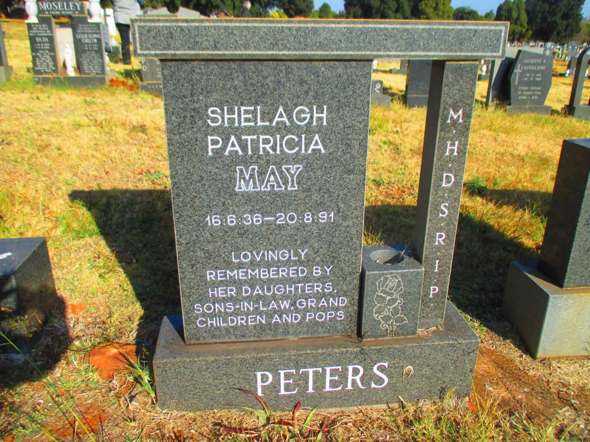 PETERS Shelagh Patricia May 1936-1991
