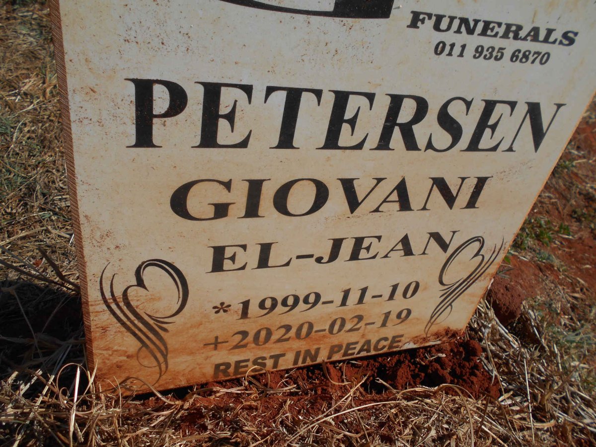 PETERSEN Giovani El-Jean 1999-2020