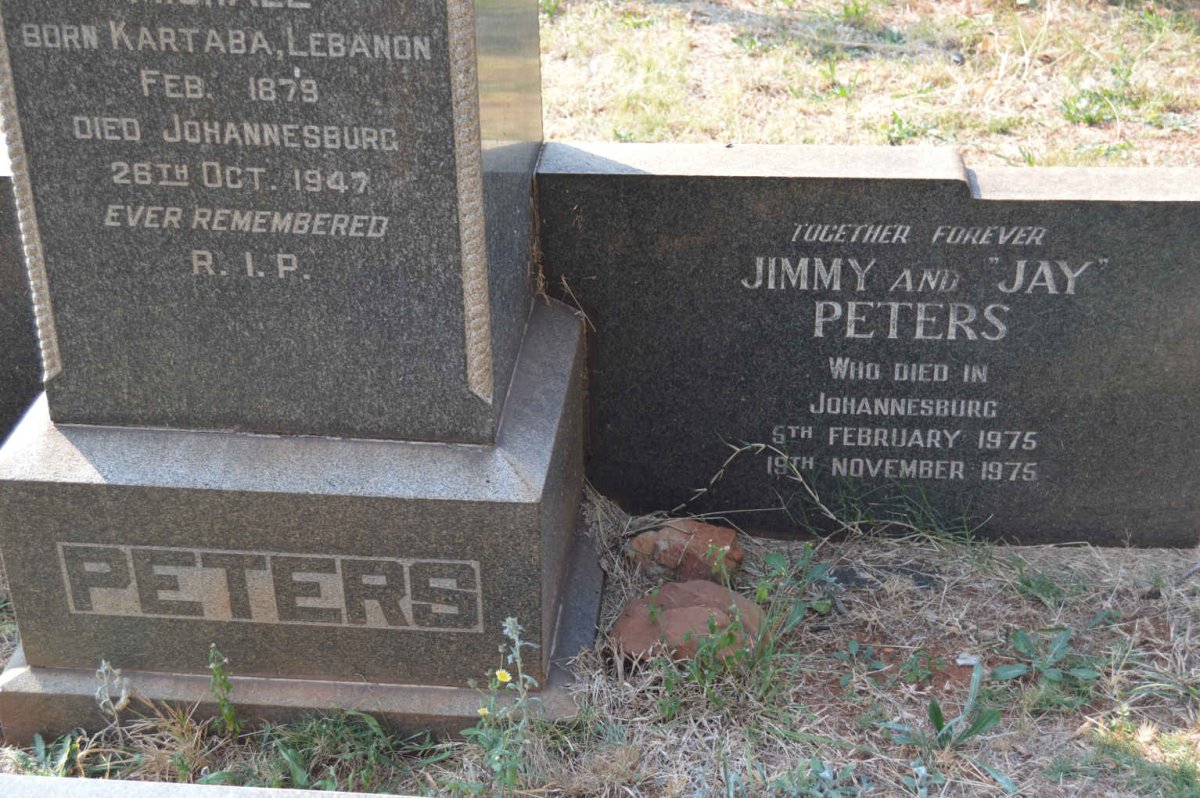 PETERS Jimmy -1975 :: PETERS Jay -1975