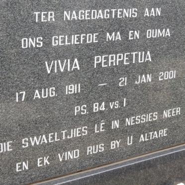 PERPETUA Vivia 1911-2001