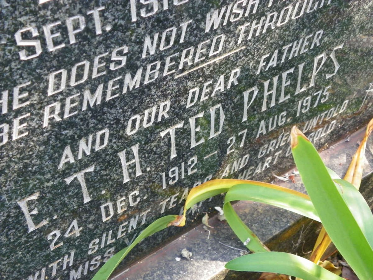 PHELPS E.T.H. 1912-1975 &amp; Kay 1913-1969